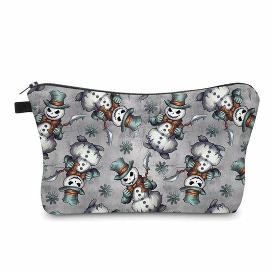 Pouch - Christmas Winter - Creepy Snowman