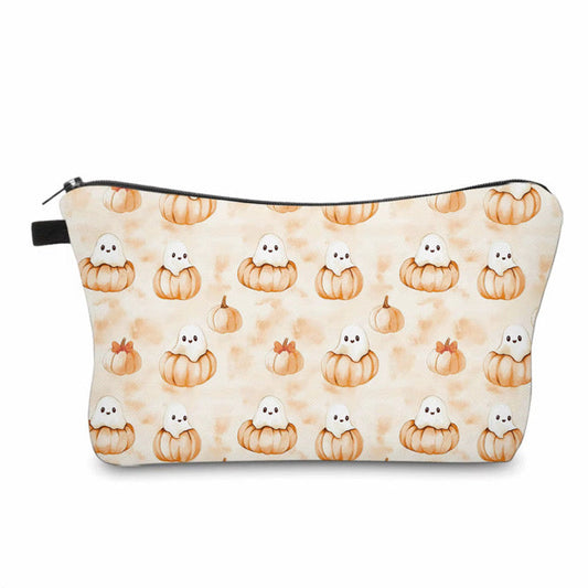 Pouch - Halloween Fall - Ghost Inside Pumpkin