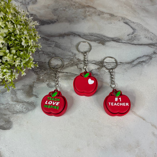Keychain Clicker Toy - Apple Teacher
