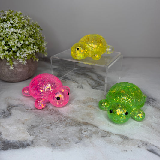 Squishy Toy - Glitter Turtle #1