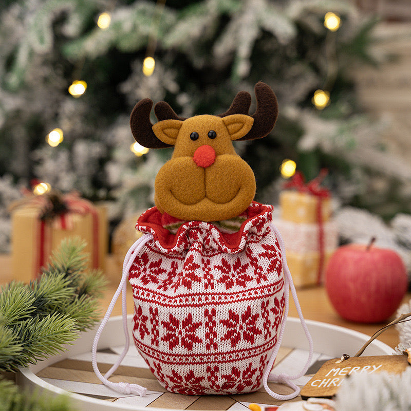Santa Sack Friends Decor - Holiday Christmas