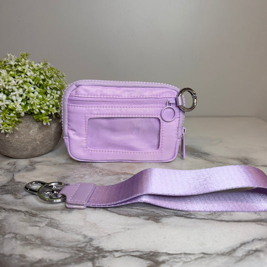 Rue - Nylon Wristlet Wallet - Light Purple