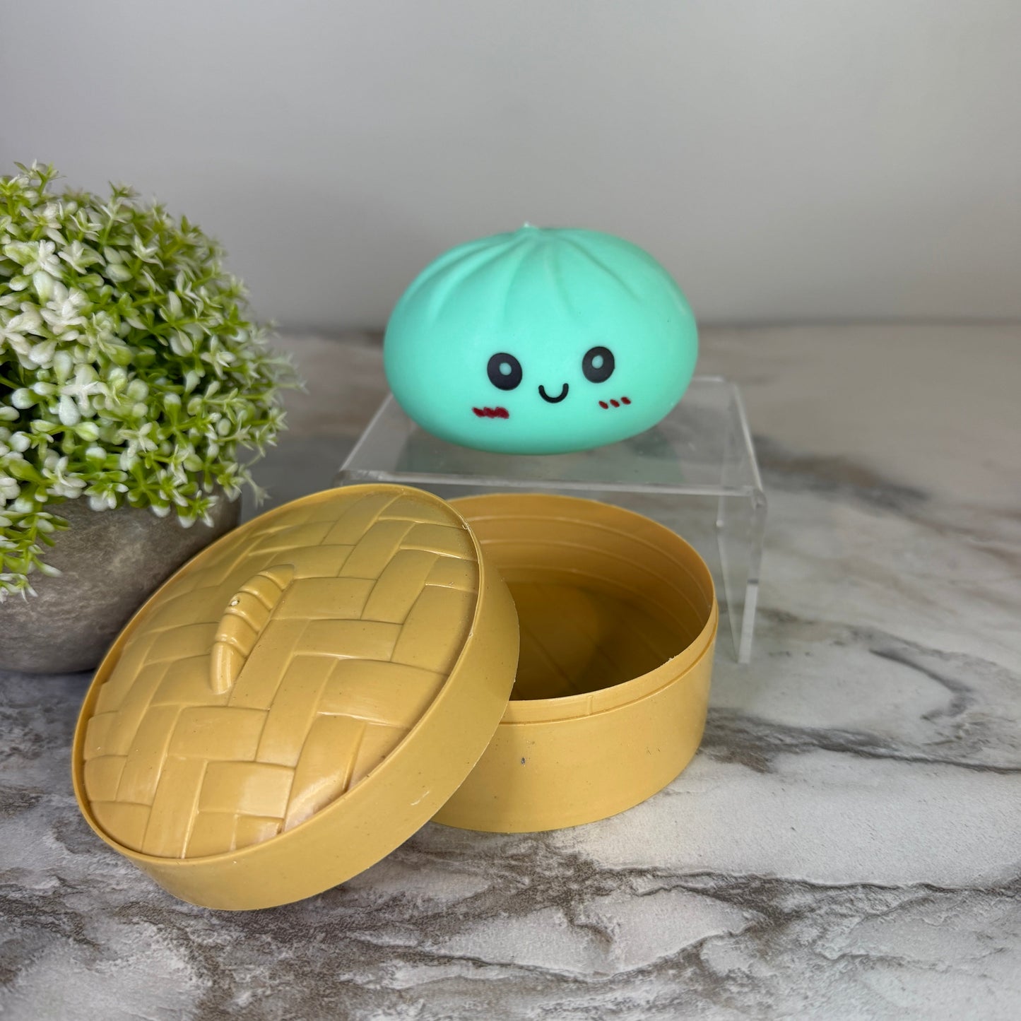 Squishy Toy - Viral Dumpling, Solid Mint