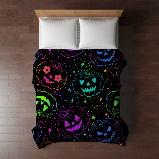 Blanket Halloween #36 - Rainbow Pumpkin - PREORDER ends 7/25