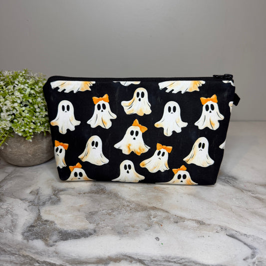 Pouch - Halloween Fall - Ghost Bow