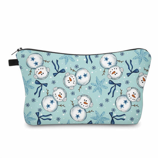 Pouch - Christmas Winter - Snowman Snowflake