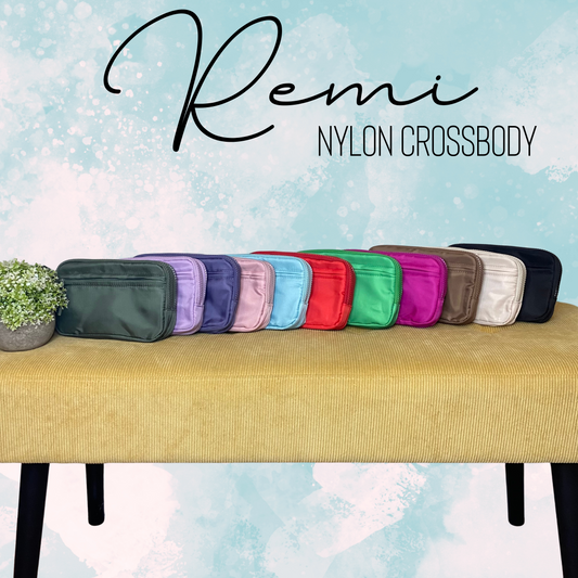 Remi - Nylon Crossbody Solid - PREORDER